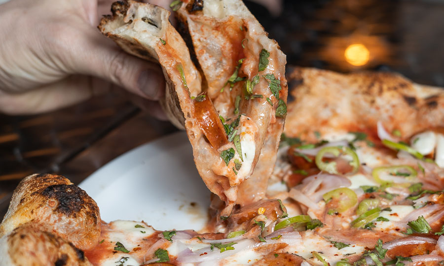 Pizza Criolla chilena