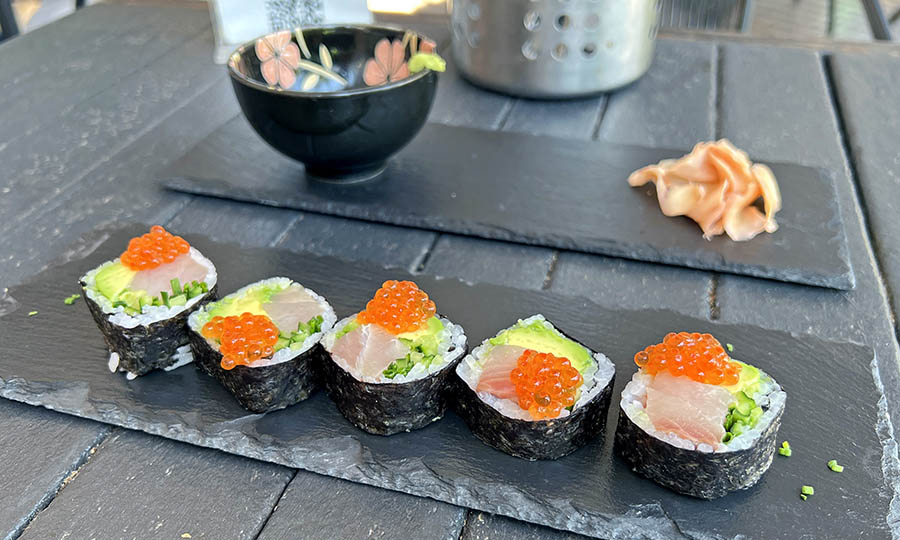 Elegante y talentoso Shiromi Ikura maki