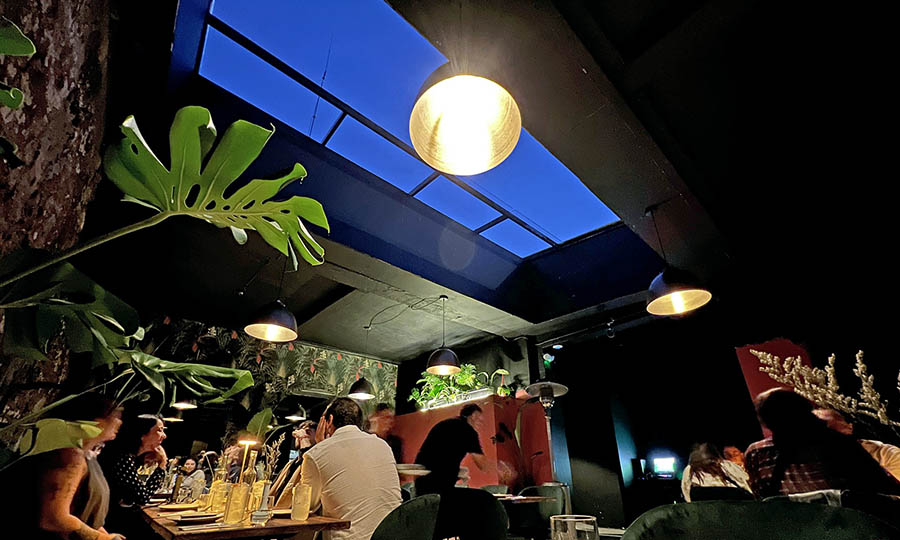 El presente tragaluz central aperturable de Lola Bar