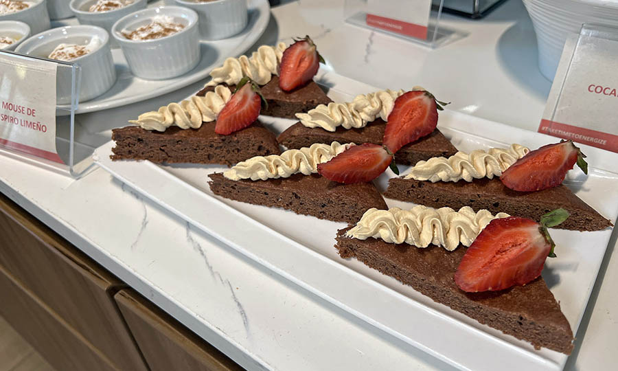 El bufet de postres de NUNA Restaurante