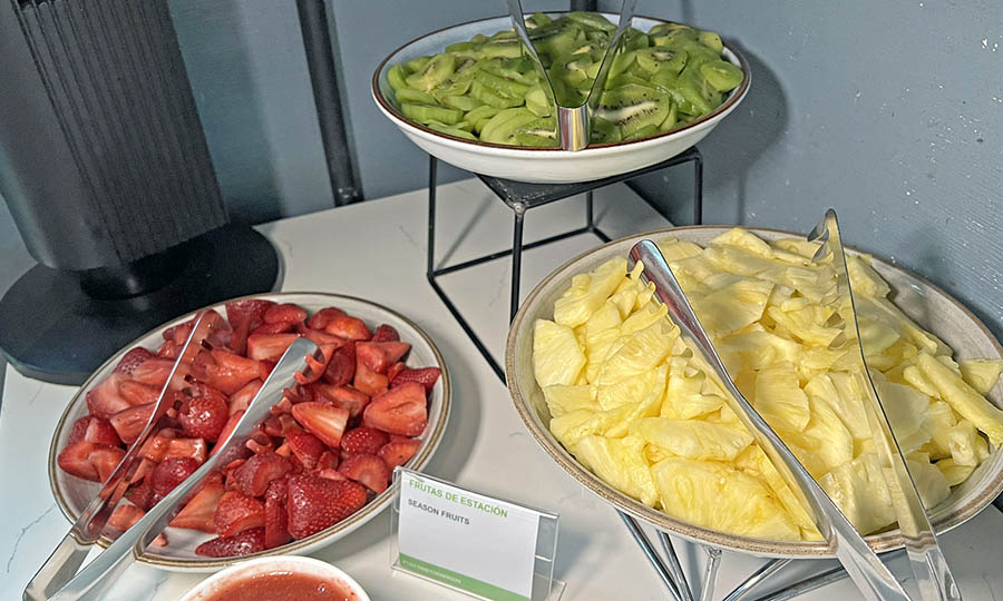 El bufet de postres de NUNA Restaurante