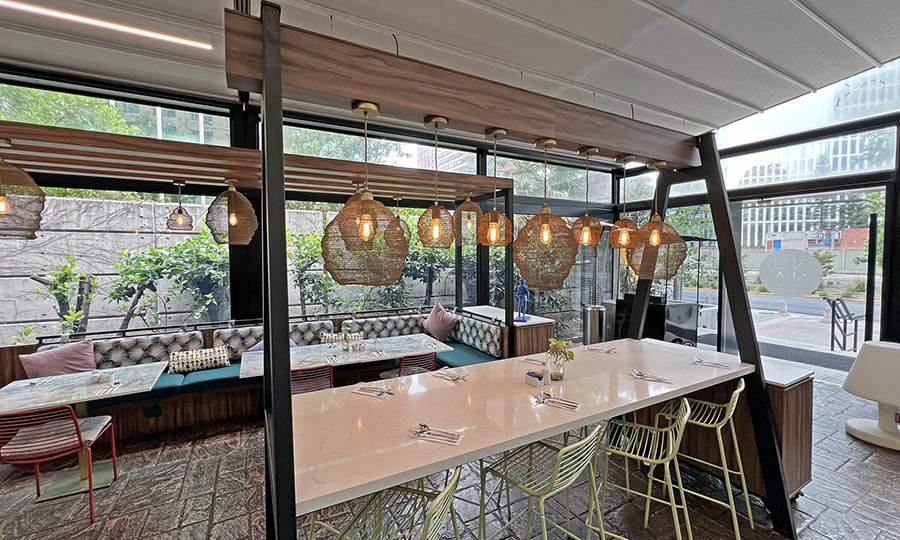 La terraza techada de Nuna