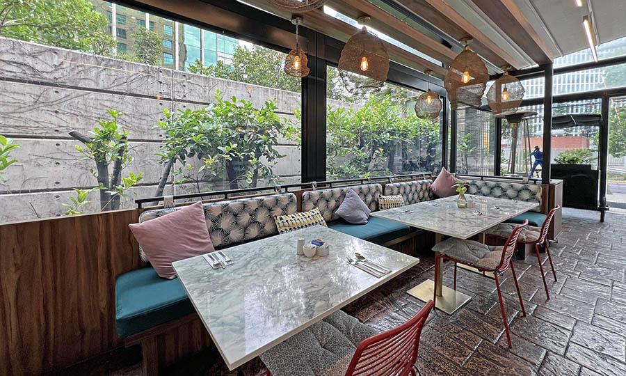 La terraza techada de Nuna