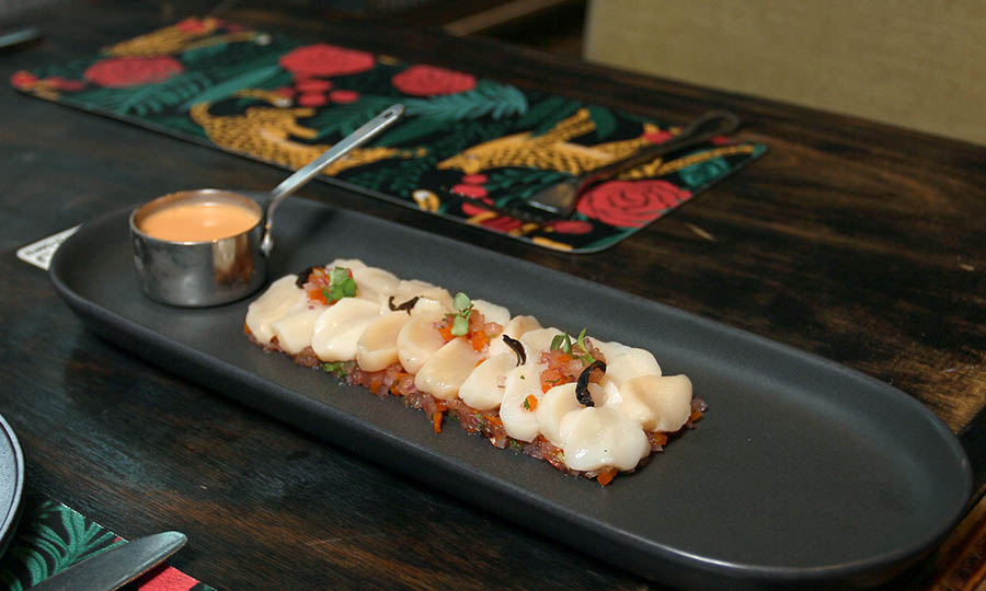 Tiradito de ostiones de glaciar - Oporto Salvaje