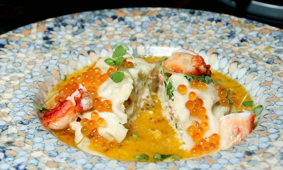 Ravioli de centolla  - Oporto Salvaje