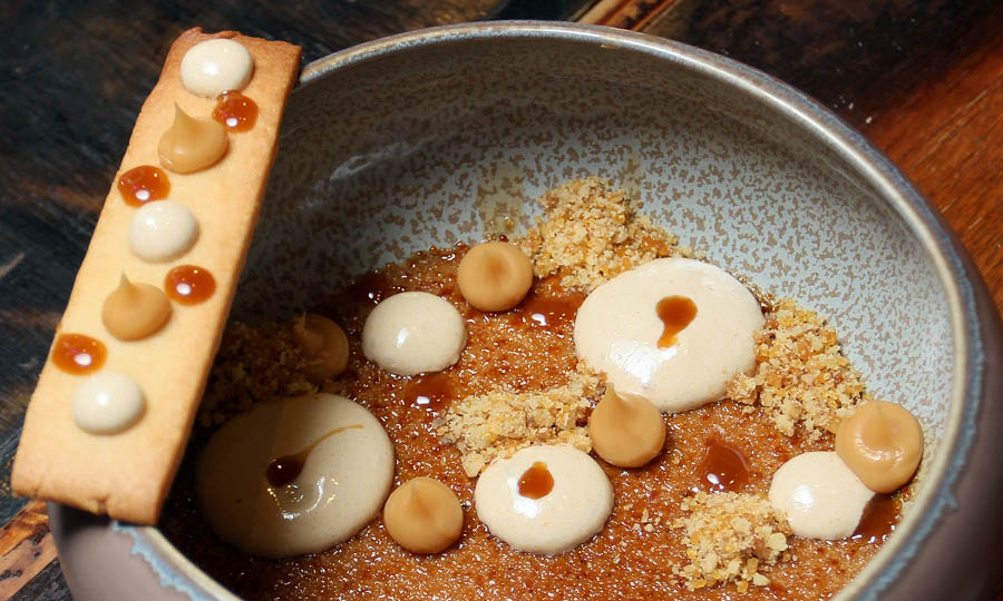 Creme brulee de lcuma y manjar nuez - Oporto Salvaje