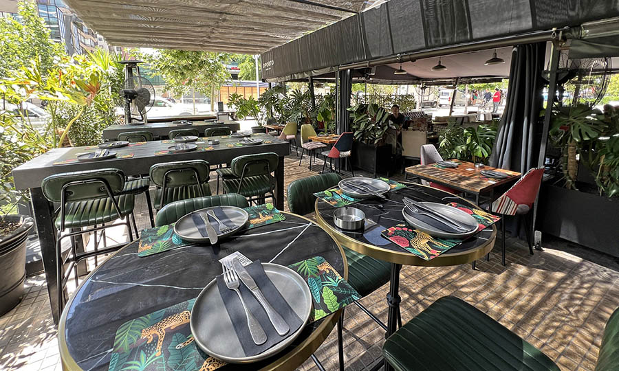 La terraza inicial de Oporto Salvaje - Oporto Salvaje