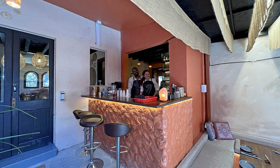 El bar del restaurante Siria