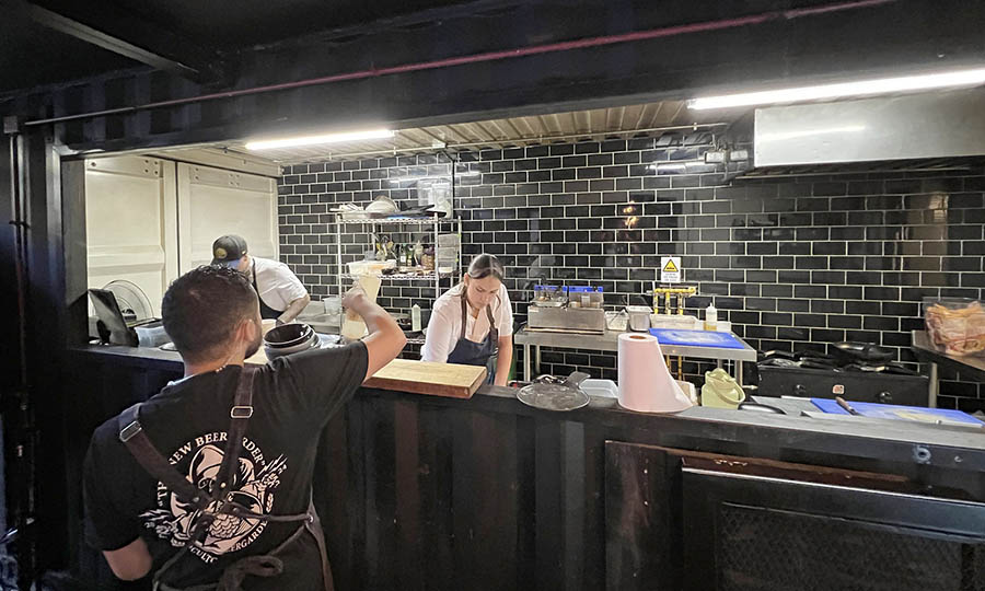 El sushi de Oculto Beergarden: Brutal Sushi Nikkei 