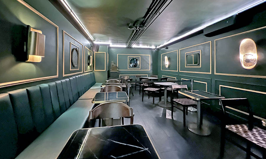 Los verdes salones en The Green Room