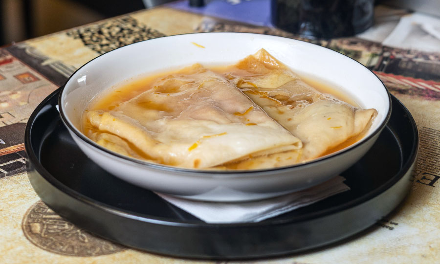 Crepe suzette