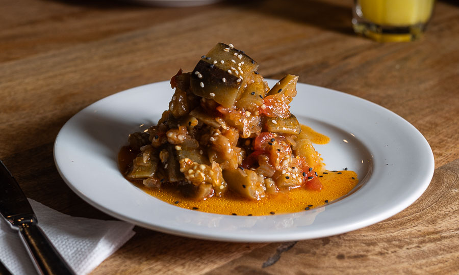 Sorprendente Berenjena fria Patlican Salata