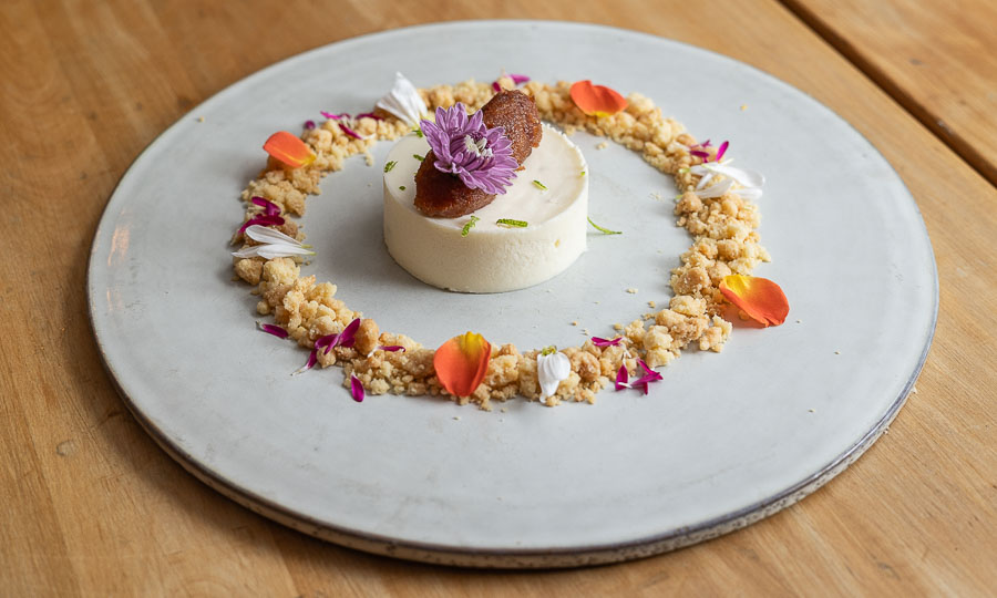 Cheesecake de queso de cabra 