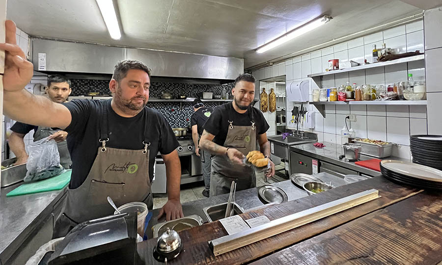 La cocina a la vista de Mulato - Mulato Restaurant