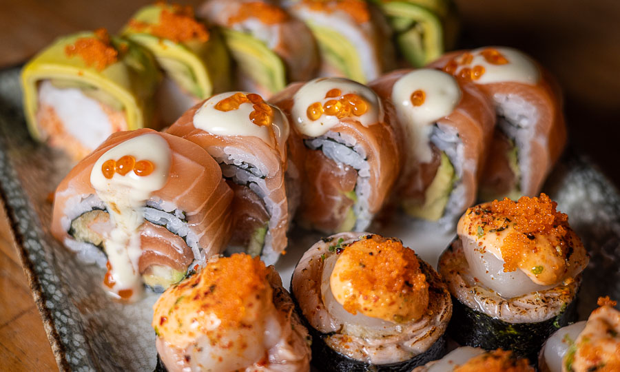 Maki Salmn trufado
