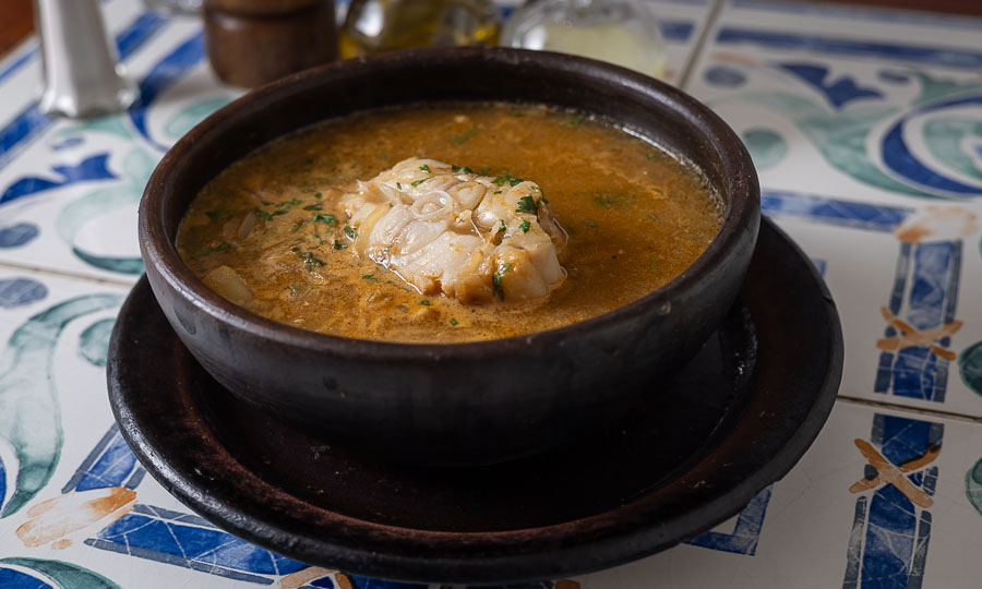 Caldillo de congrio en la Tasca de Altamar