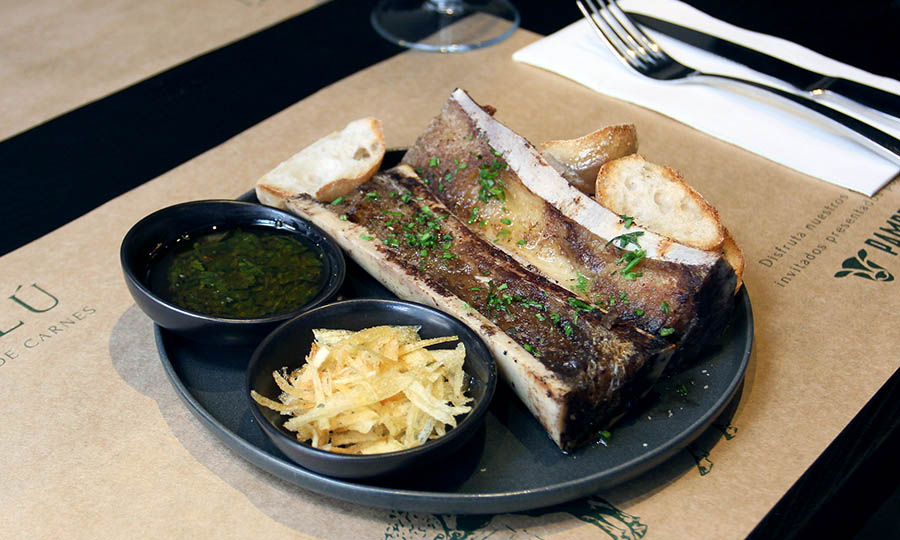 Alternativa de aperitivo: Mdula de res