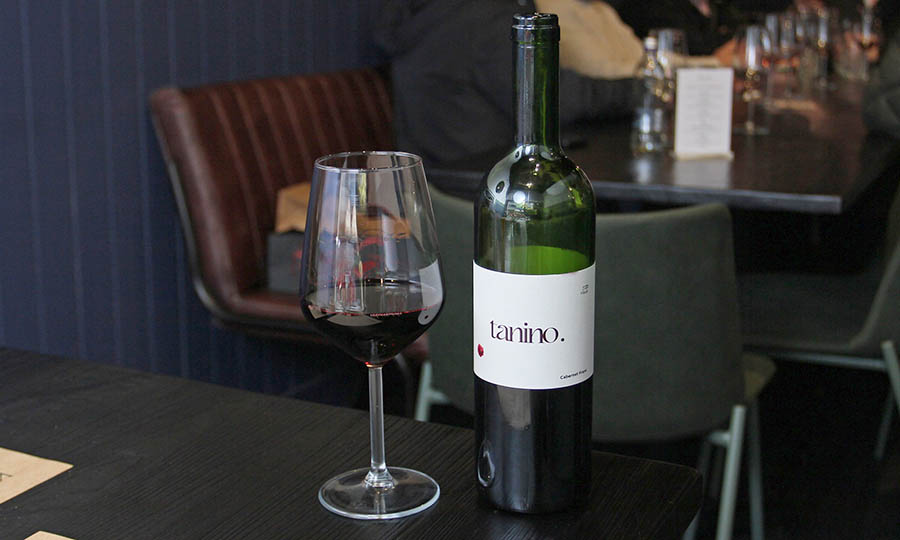 Copa de vino: Cabenet Frank Tanino 2021 del Maule