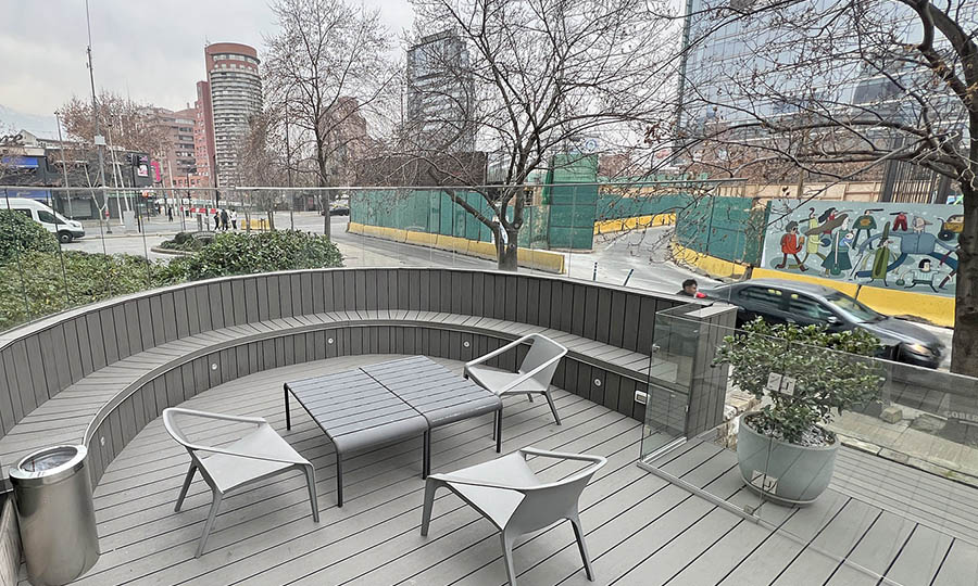 La terraza del restaurante