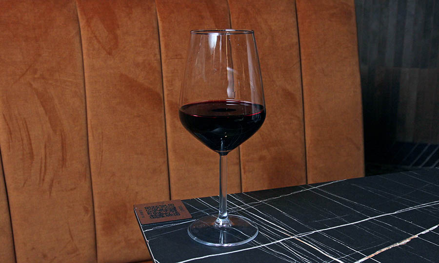 Copa de vino tinto: merlot T.H.