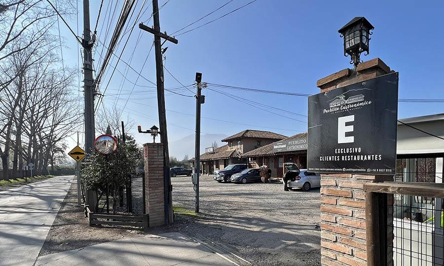 Entrada al Pueblo Gastronmico de Machal - La Hacienda Machal