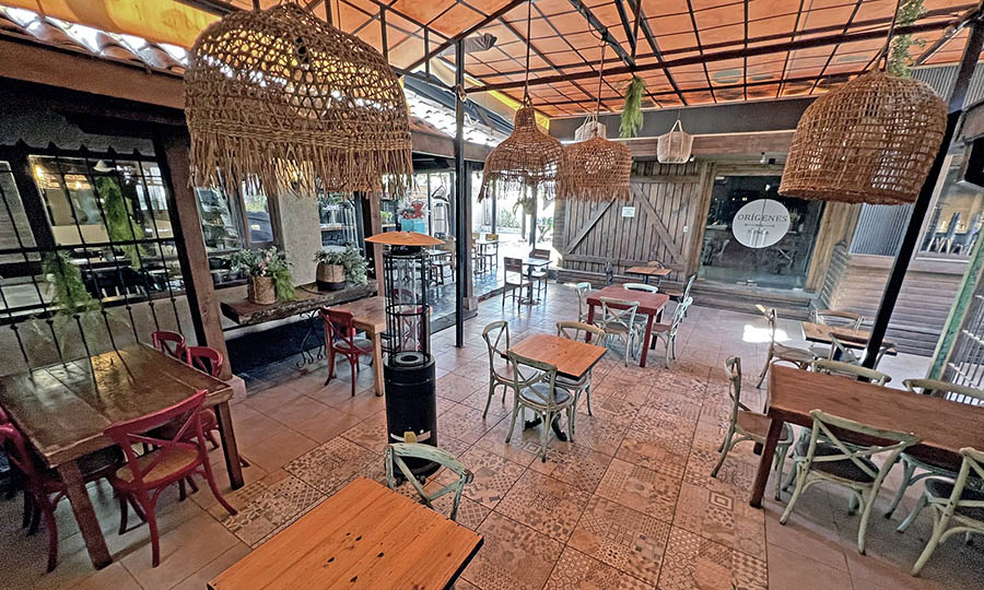 La gran terraza y zona de eventos de La Hacienda - La Hacienda Machal