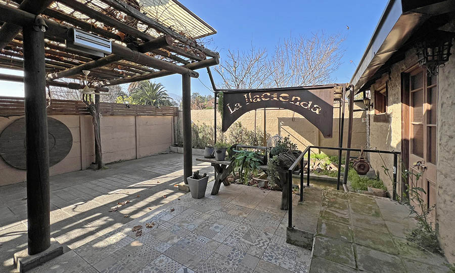 La gran terraza y zona de eventos de La Hacienda - La Hacienda Machal
