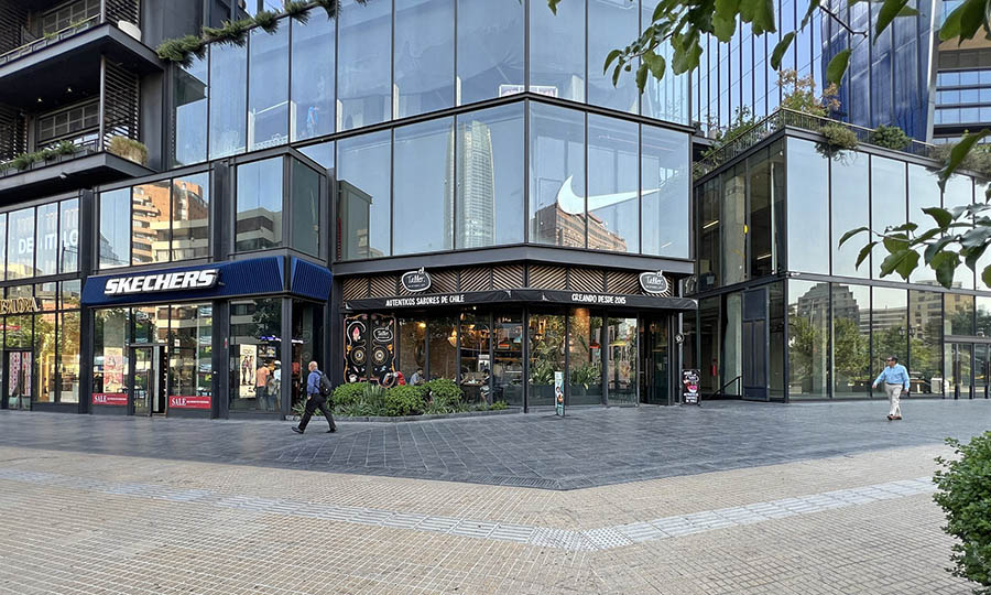 Fachada de la Heladería y café El Taller en el MUT