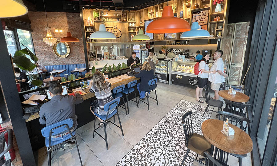 La entrada a El Taller del MUT