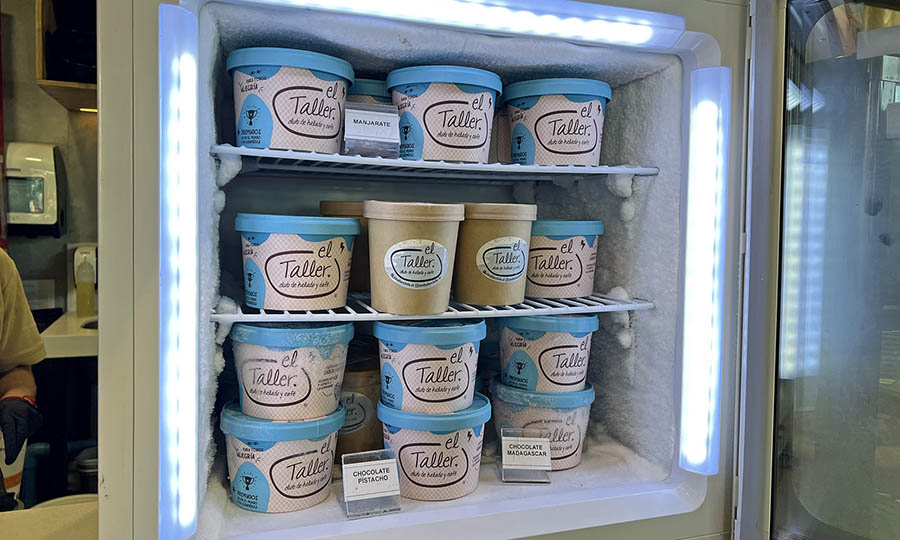 La vitrina de Helados para llevar de El Taller MUT