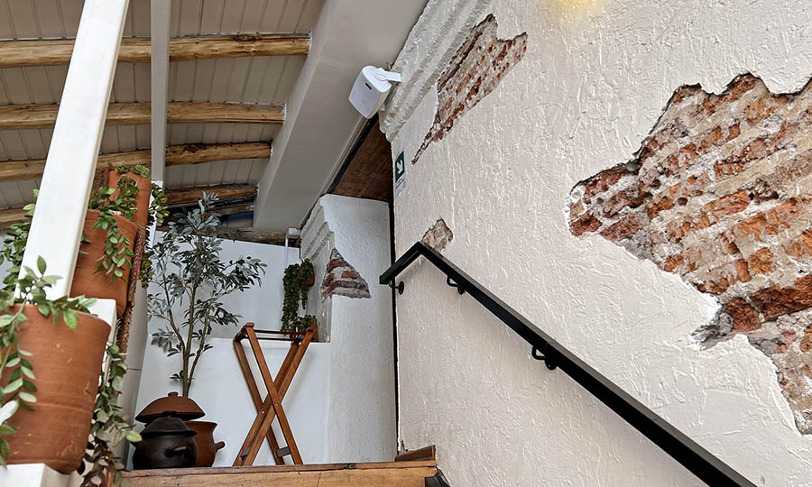 Detalles en el restaurante Oda Santiago de Lastarria