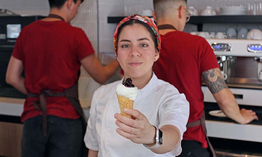 Los helados artesanales italianos de Bottega Brunapoli