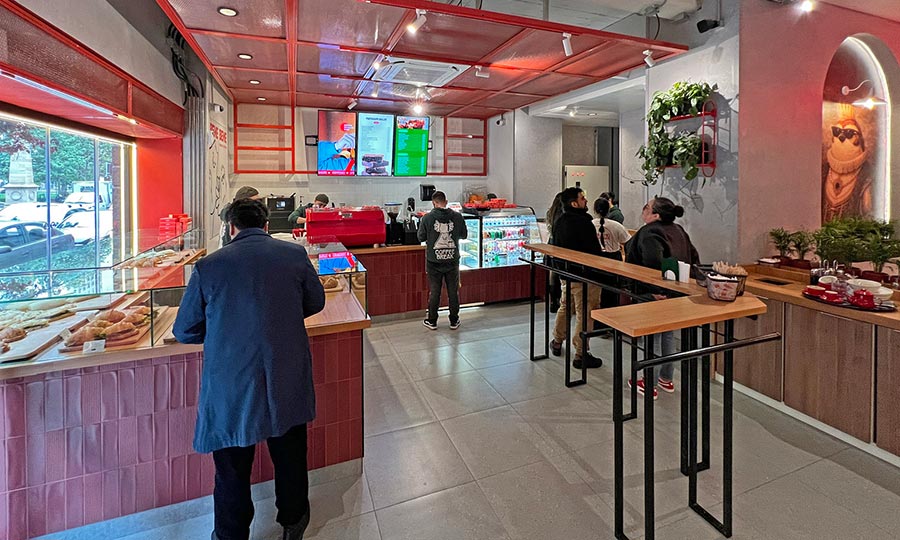 Zona de pedidos express en Bene Bene Caf� - Bene Bene