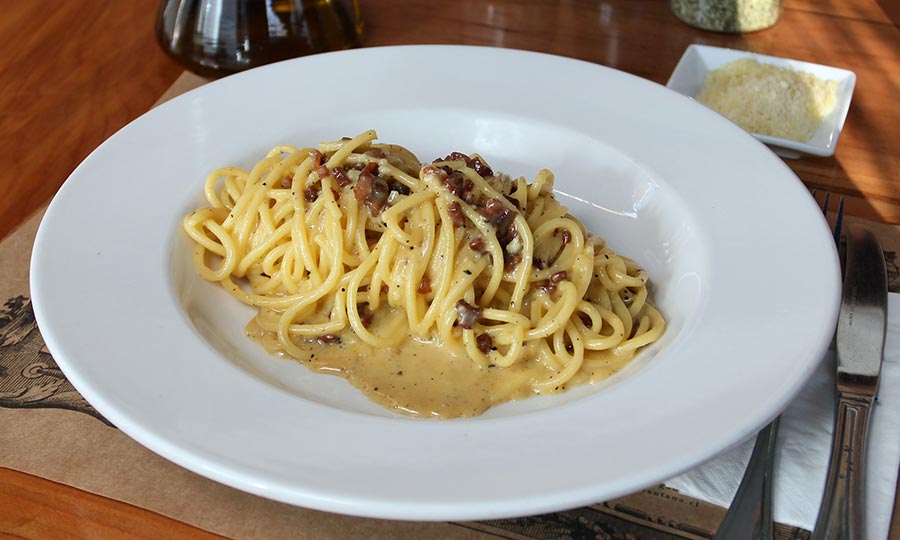 Impecable Spaghetti alla Carbonara - Signore Pizza