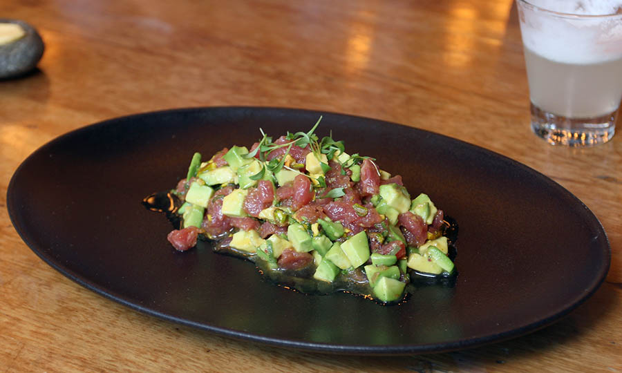 Novedoso Tartar de at�n y pistacho - Barrica 94 Los Trapenses