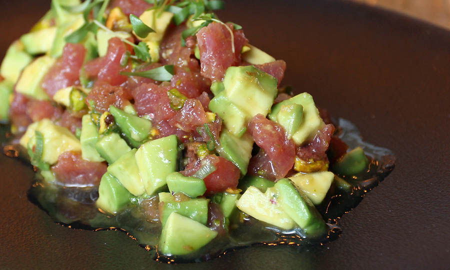 Novedoso Tartar de at�n y pistacho - Barrica 94 Los Trapenses