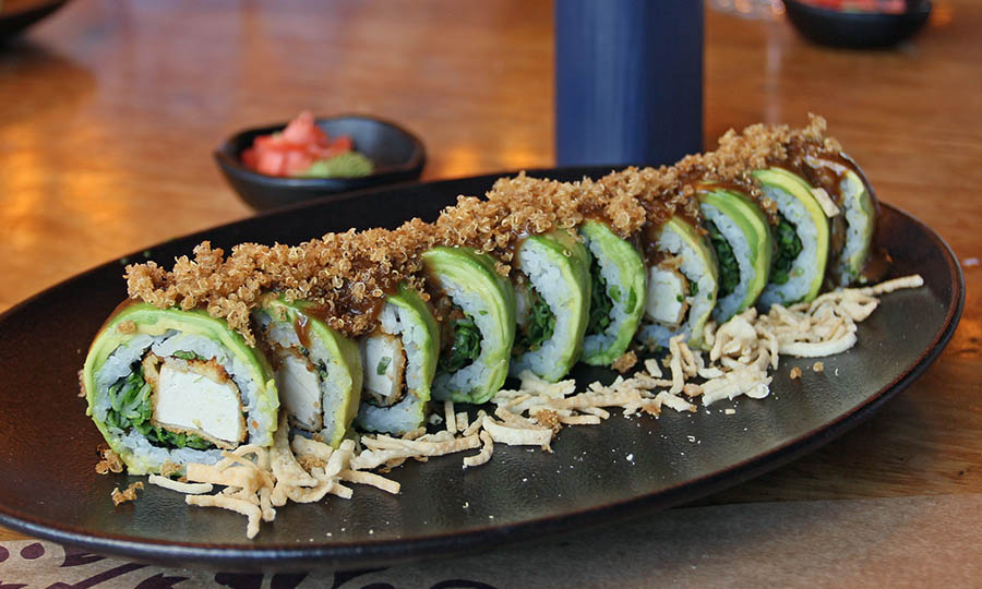 Sorprendente roll vegano Umami - Barrica 94 Los Trapenses