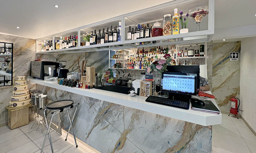 La barra del restaurante Machu Pichu