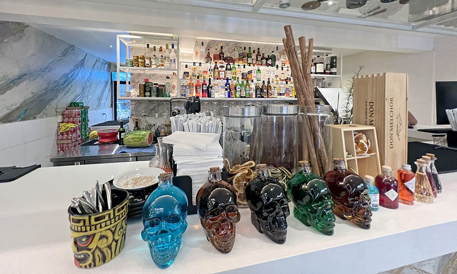 La barra del restaurante Machu Pichu