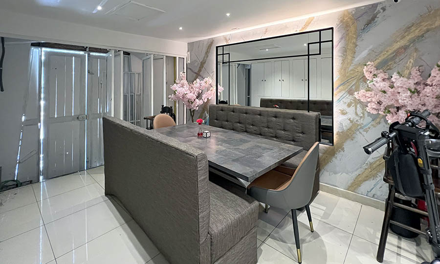 La mesa privada en el restaurante Machu Pichu