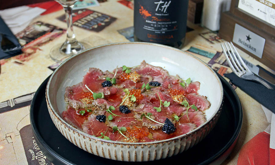 Seductor Carpacho de roast Beef - Normandie Restaurant