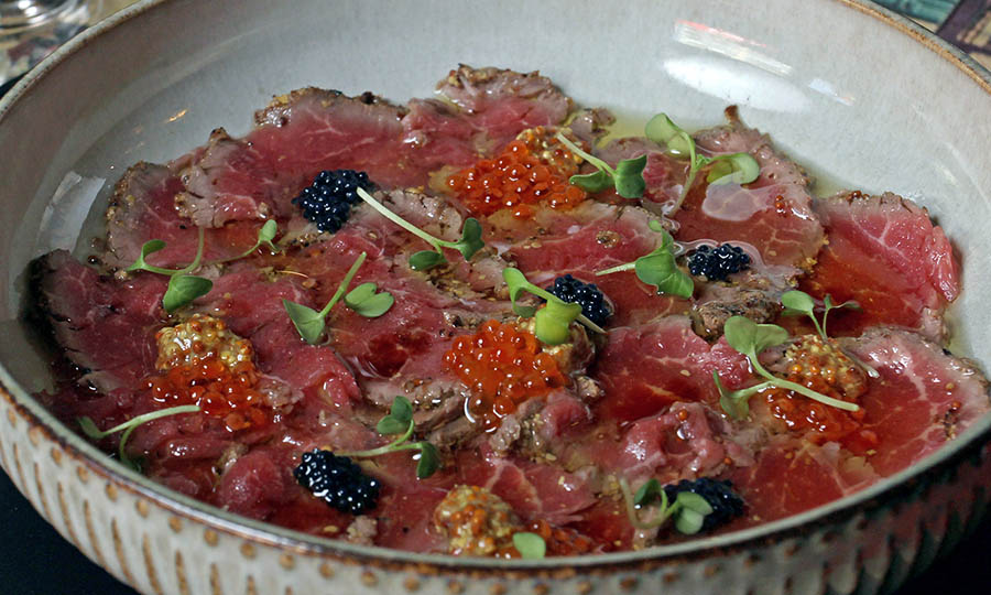Seductor Carpacho de roast Beef - Normandie Restaurant