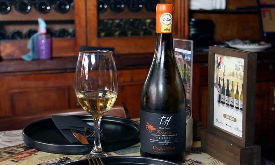 Riesling - Sauvignon Gris 2023 de T.H. Vi�a Undurraga - Normandie Restaurant