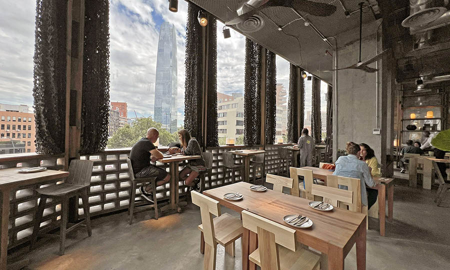 El gran sal�n interior de Meli Mel� en el MUT