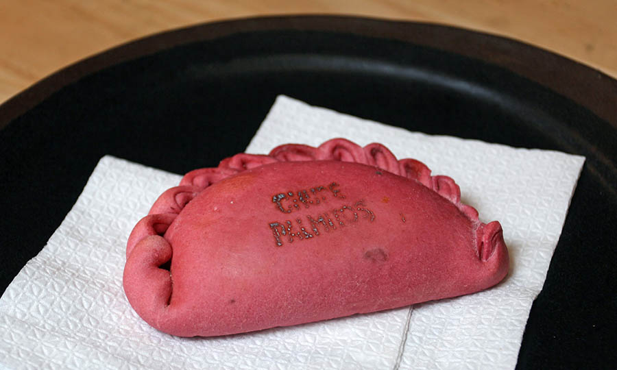 Sabrosa Empanada de autor de Chupe palmito - Sama Empanadas - MUT