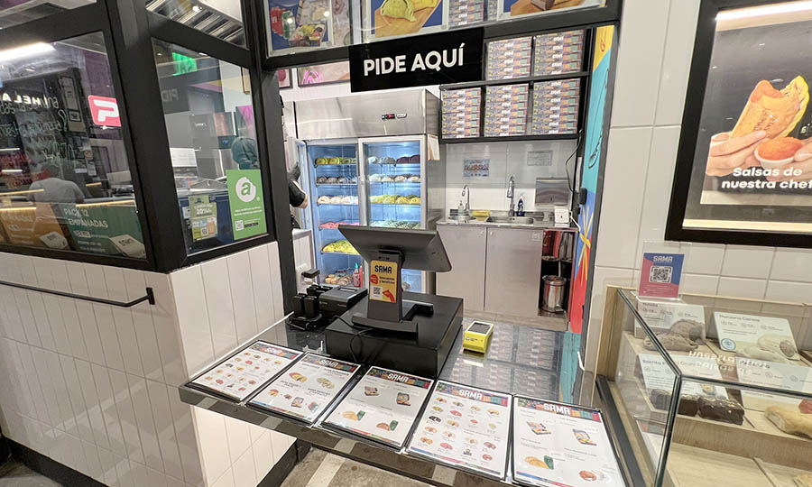 Caja y vitrinas de Sama Empanadas - Sama Empanadas - MUT