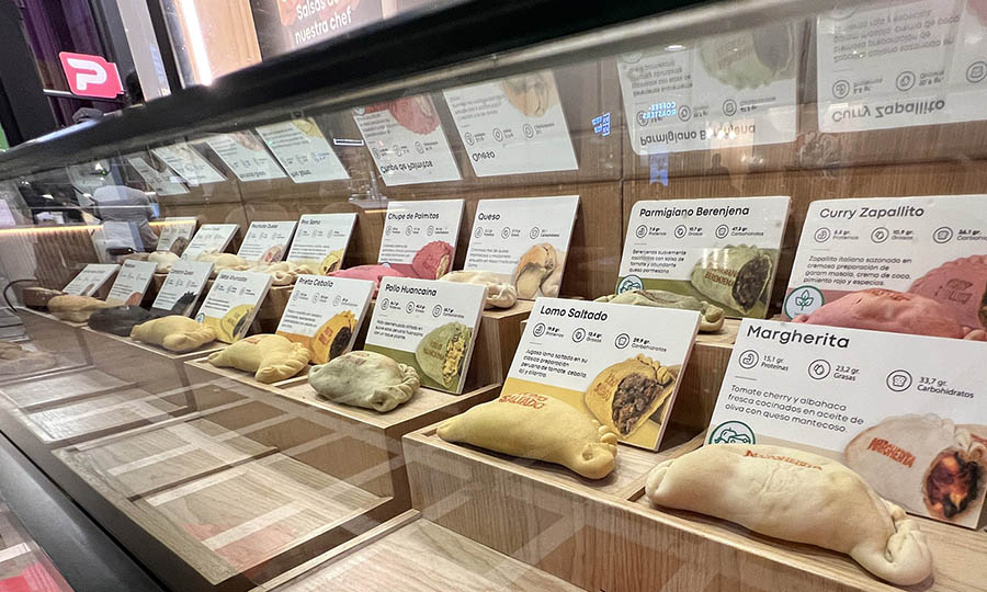 Caja y vitrinas de Sama Empanadas - Sama Empanadas - MUT