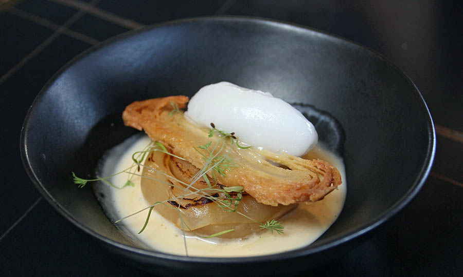 Milhojas de manzana al Chardonay  - Diablo Vino y Fuego