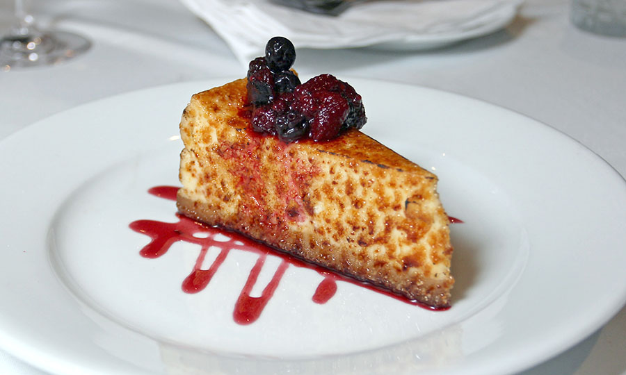 Cheesecake brulee