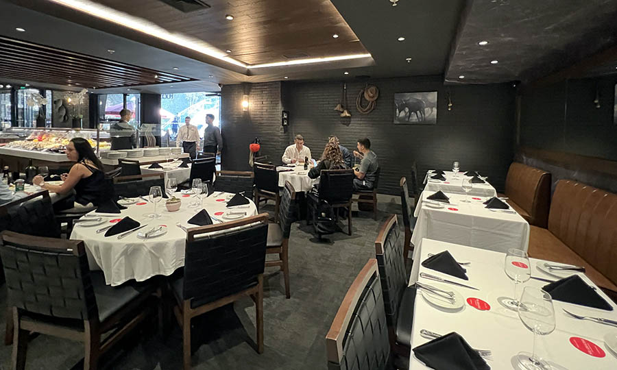 El sal�n interior de Fogo de Chao
